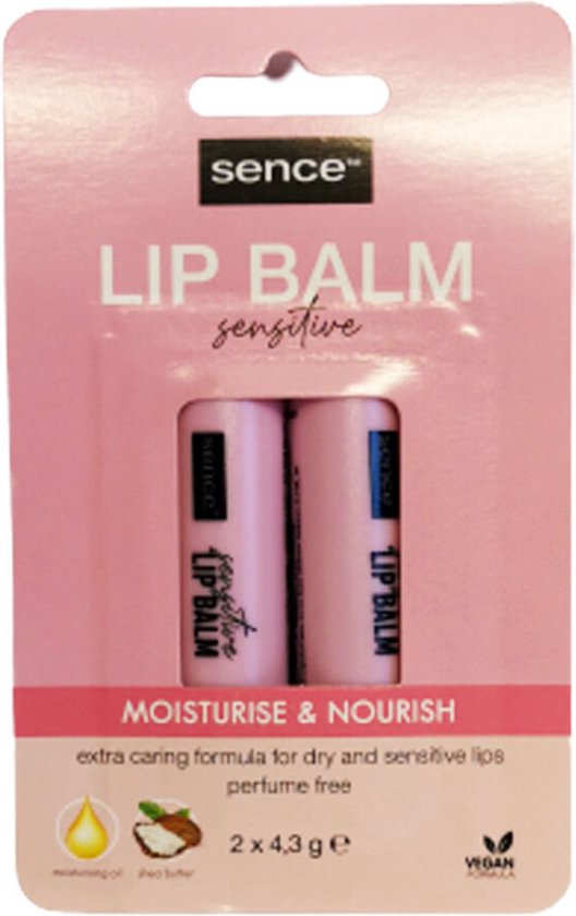 Sence Lippenbalsem Sensitive 2 stuks