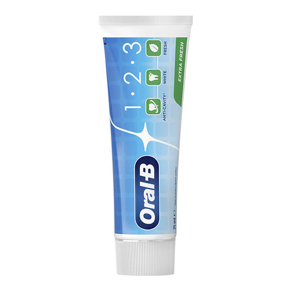 Oral-B Tandpasta - 1-2-3 Frisse Mint 75 ml