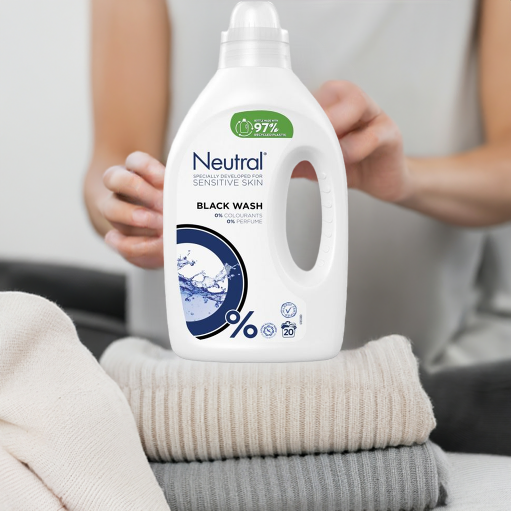 Neutral Vloeibaar Wasmiddel – Zwart 1 Liter