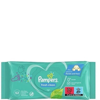 Pampers Babydoekjes Fresh Clean 52 stuks