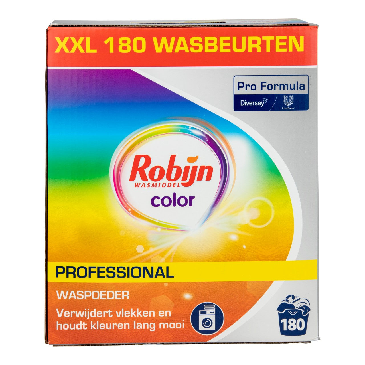 Robijn Professional Wasmiddel Poeder Gekleurde Was 180 Wasbeurten Pro Formula - 8 kg